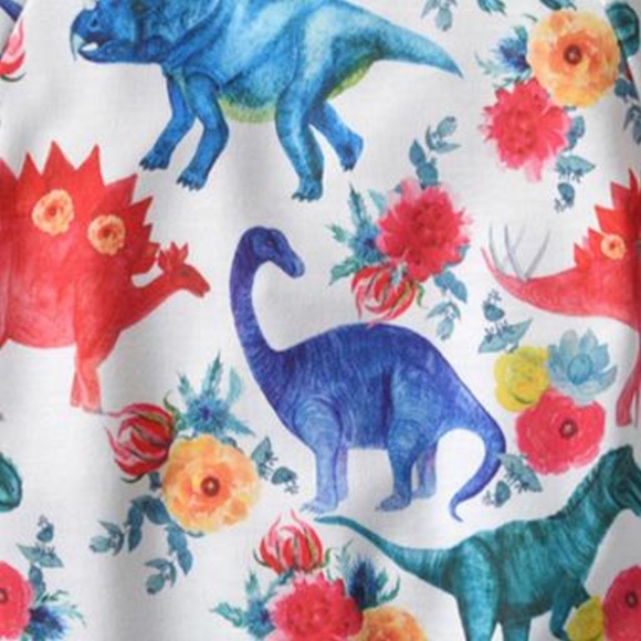 Girls Dinosaur Tee & Shorts Set - Picture 5 of 12